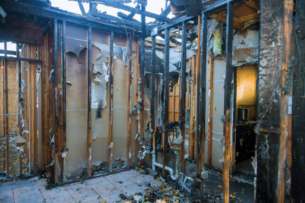Professional Fire Damage Assessment technician working in Red Wing, MN